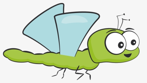 Cute Dragonfly Cliparts - แมลงปอ การ์ตูน Png, Transparent Png, Free Download
