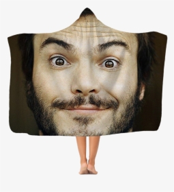 Jack Black Classic Adult Hooded Blanket"  Class= - Jack Black Young, HD Png Download, Free Download