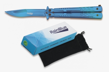 Transparent Butterfly Knife Png - Rainblue Knife, Png Download, Free Download