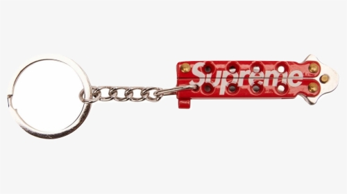 Supreme Butterfly Knife Keychain, HD Png Download, Free Download