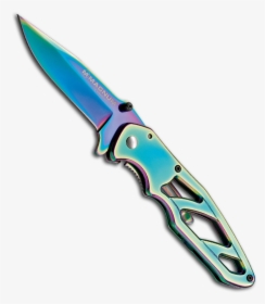 Rainbow Knife Png, Transparent Png, Free Download