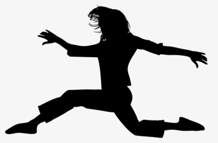 Design, Silhouette, Woman, Jumping, Looking, Freedom - Woman Jumping Silhouette Png, Transparent Png, Free Download