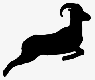 Jump Silhouette - Silhouette Ram Clipart, HD Png Download, Free Download