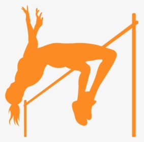 Silhouette High Jump Clipart, HD Png Download, Free Download