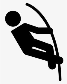 Jumping Silhouette - Siluetas De Deportes Individuales, HD Png Download, Free Download