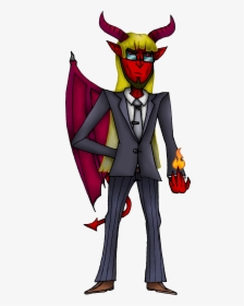Doom Drawing Hellish - Cartoon Lucifer, HD Png Download, Free Download