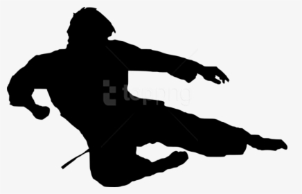 Free Png Karate Silhouette Png Images Transparent - Karate Silhouette Png, Png Download, Free Download