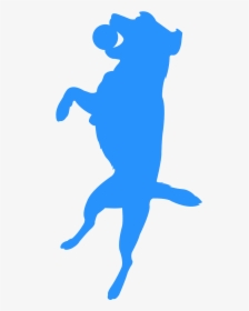 Jumping Dog Silhouette, HD Png Download, Free Download