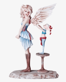 Christmas Angel Statue - Angel Gets Her Wings, HD Png Download, Free Download