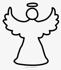 Christmas Angel Coloring Page - Drawing Pictures For Christmas, HD Png Download, Free Download