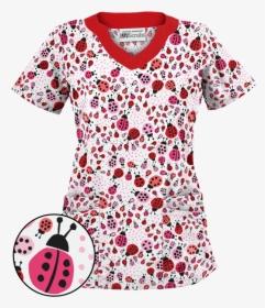 Ua Lbo Red Scrubs White Scrubs Pediatric Scrubs Pediatric - Insect, HD Png Download, Free Download