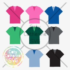 Scrubs Uniform Nurse Nursing Svg Cut File - T-shirt, HD Png Download, Free Download