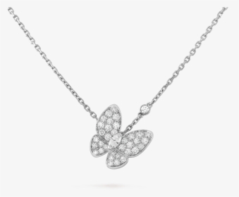 Two Butterfly Pendant, - Van Cleef And Arpels Butterfly, HD Png Download, Free Download