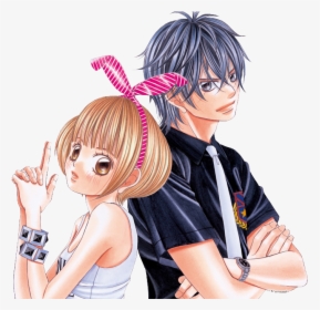 Anime Love Couple Transparent Png - Kanojo Wa Uso Wo Aishiteru, Png Download, Free Download