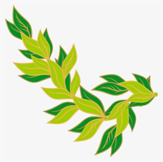 Leaves, Border, Plant, Green - Clipart Leaves Border, HD Png Download, Free Download