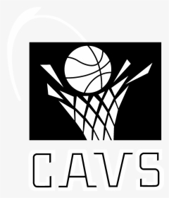 Cleveland Cavs Logo Black And White - Cleveland Cavaliers Logo 1994, HD Png Download, Free Download