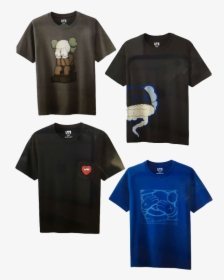 Uniqlo T Shirt Collab Kaws , Png Download - Graphic T Shirts, Transparent Png, Free Download