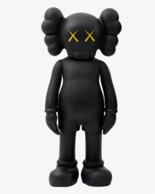 Kaws Companion Black Open Edition - Kaws Figure Black, HD Png Download, Free Download