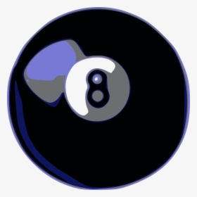 Symbol,billiard Ball,eight Ball - Bola De Billar Png, Transparent Png, Free Download