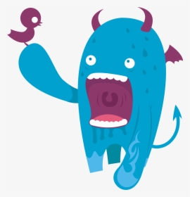 Cute Monster Vector Png , Png Download - Cute Monster Vector Png, Transparent Png, Free Download