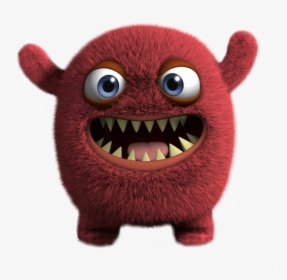 #red #cute #monster #scary #surprise #sweet - Cute Monster Red, HD Png Download, Free Download