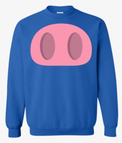 Pig Nose Emoji Sweatshirt - Sweater, HD Png Download, Free Download