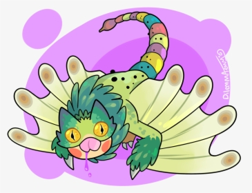 “ Its Da Pukei Pukei This Cute Cat Chameleon Dragon - Monster Hunter Pukei Pukei Cute, HD Png Download, Free Download