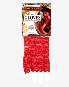 Steampunk Red Lace Gloves - Lace, HD Png Download, Free Download
