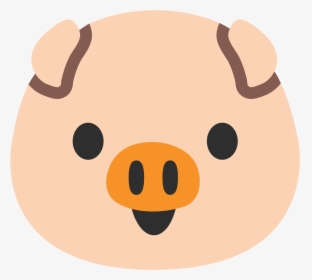 File Emoji U F - Pig Face Png, Transparent Png, Free Download