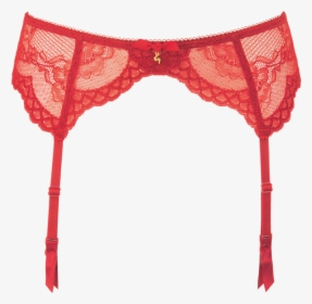 Superboost Lace Suspender Chilli Red Product Front - Garter, HD Png Download, Free Download