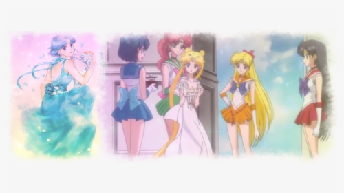 Dans L"anime Sailor Moon Crystal, Sailor Mercury Vécut - Sailor Moon Crystal Back, HD Png Download, Free Download