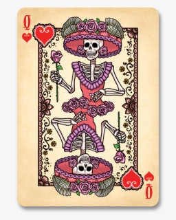 Day Of The Dead Playing Cards, HD Png Download, Free Download