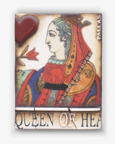 Transparent Queen Of Hearts Card Png - Sid Dickens Queen Of Hearts, Png Download, Free Download