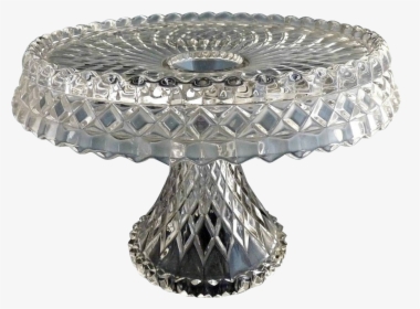 Cambridge Glass Cake Stand Salver Virginian C - Coffee Table, HD Png Download, Free Download