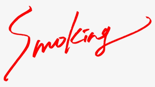 Smoking - Calligraphy, HD Png Download, Free Download