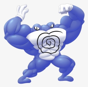 Poliwrath Muscle - Muscle Pokemon Png, Transparent Png, Free Download