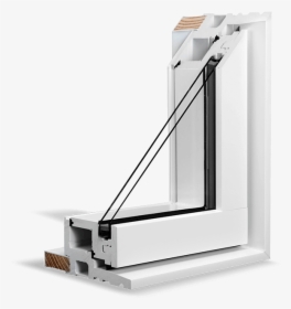 A White Revocell® Window Section - Window Structure Frame, HD Png Download, Free Download