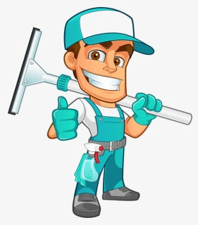 Window Cleaner Clipart, HD Png Download, Free Download