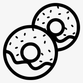 Doughnuts - Donut Clipart Black And White, HD Png Download, Free Download