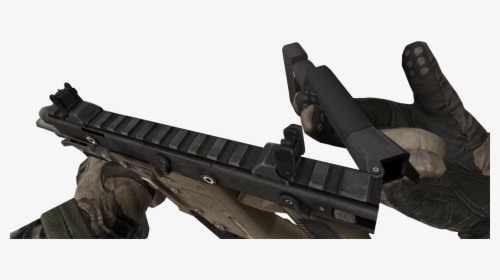 Vector Folding Stock Mw2 , Png Download - Firearm, Transparent Png, Free Download