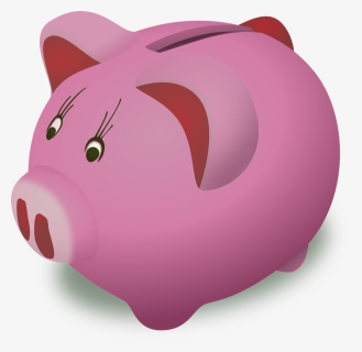 Piggy Bank, Coin, Dollar, Slot, Save, Money, Child - Clipart Transparent Piggy Bank, HD Png Download, Free Download