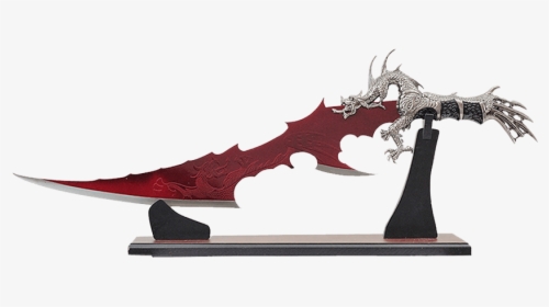 Blood Red Blade Dragon Dagger - Dragon Dagger, HD Png Download, Free Download