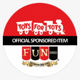 Toys For Tots Sponsored Item - Label, HD Png Download, Free Download