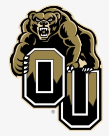 Grizzlies Logo Png Download - Oakland University Golden Grizzly, Transparent Png, Free Download