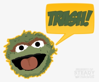 Oscar The Grouch Png - Clip Art Oscar The Grouch, Transparent Png, Free Download