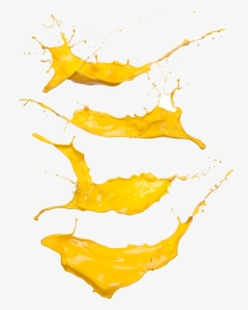 Paint Photography Texture Juice Splash Yellow Stock - Transparent Juice Splash Png, Png Download, Free Download