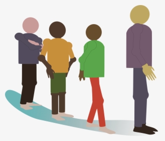Waiting Line Png Free Download - Wait In Line Clip Art, Transparent Png, Free Download