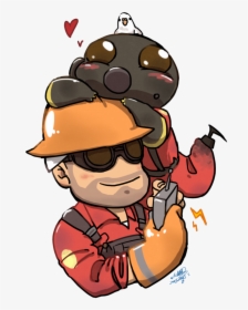 Engie And Pyro , Png Download - Tf2 Engie And Pyro, Transparent Png, Free Download