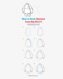 How To Draw Baymax From Big Hero - Drawing, HD Png Download, Free Download