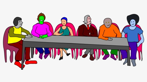 Free Meeting Table Icon Png , Png Download - Meeting Table People Clipart, Transparent Png, Free Download